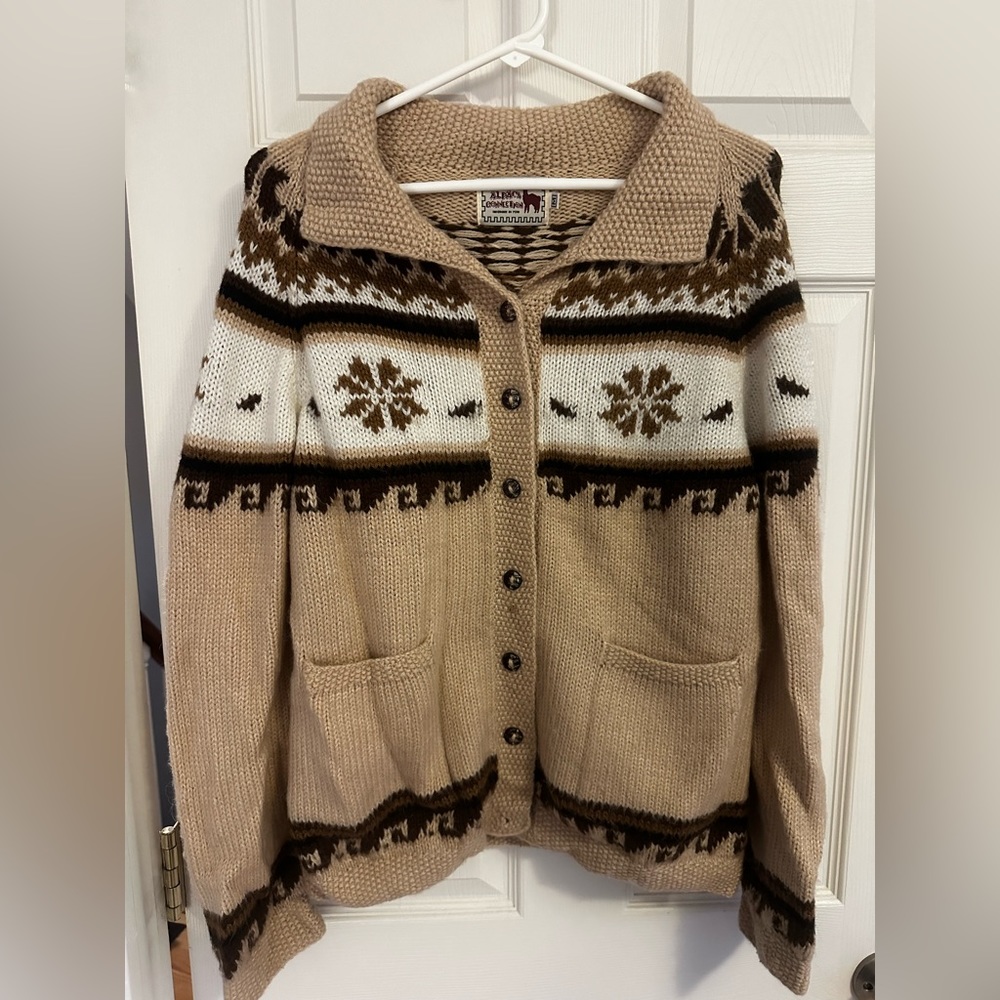 Handmade Alpaca Cardigan (women’s medium)